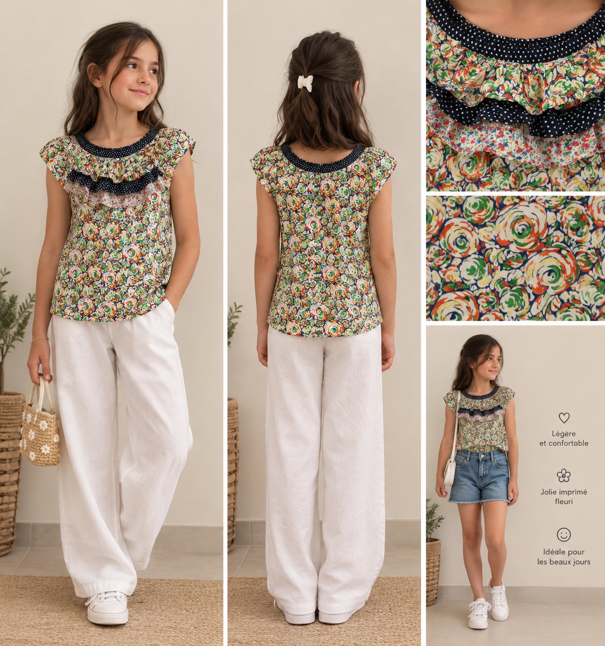 Chemise multicolores 