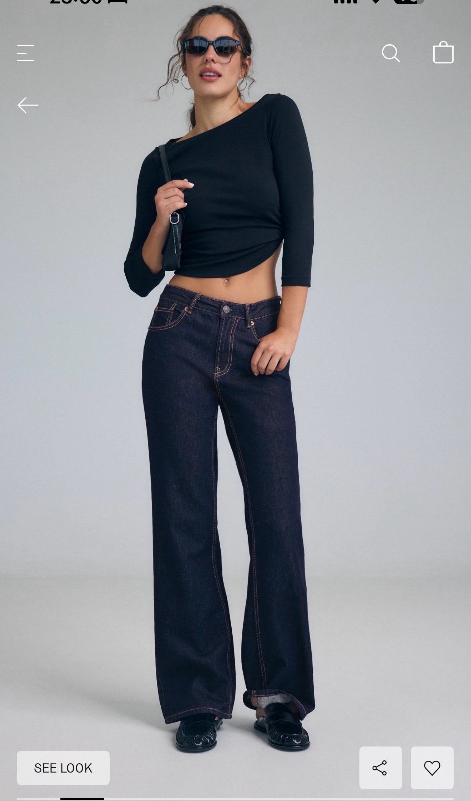 Jean blue marine large 