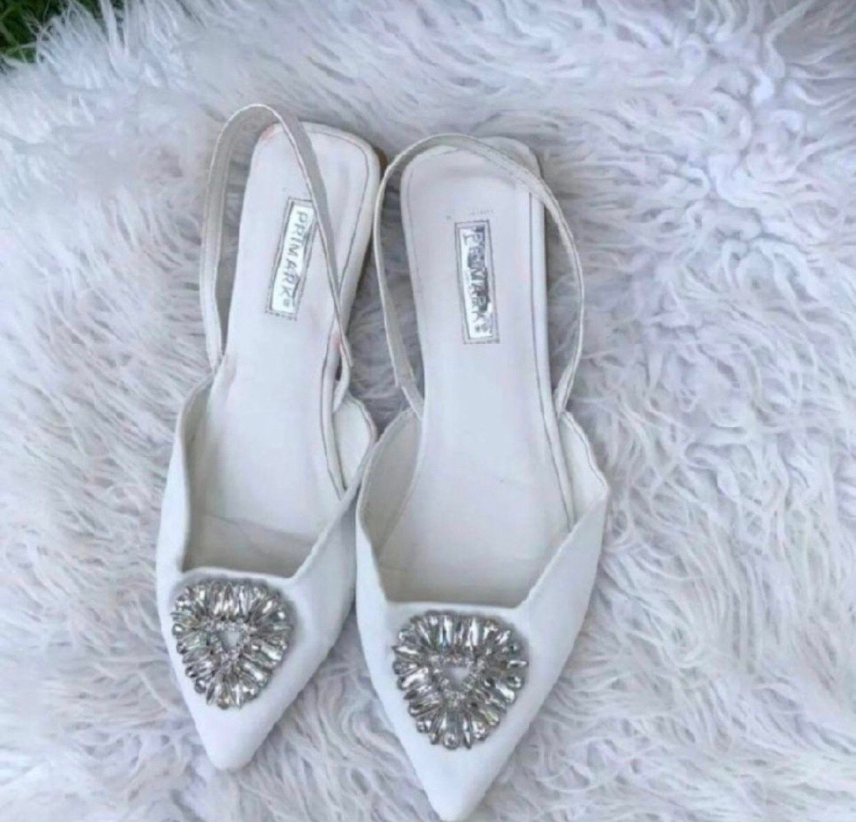 Ballerine blanc en bon état 
