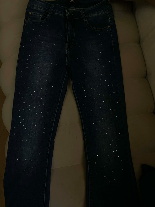 Pantalon avec strass