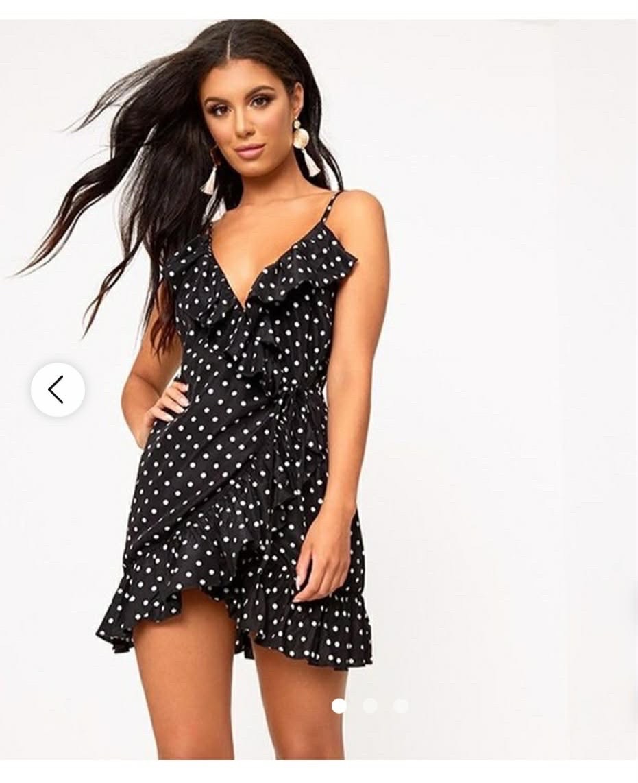 Robe blanc et noir