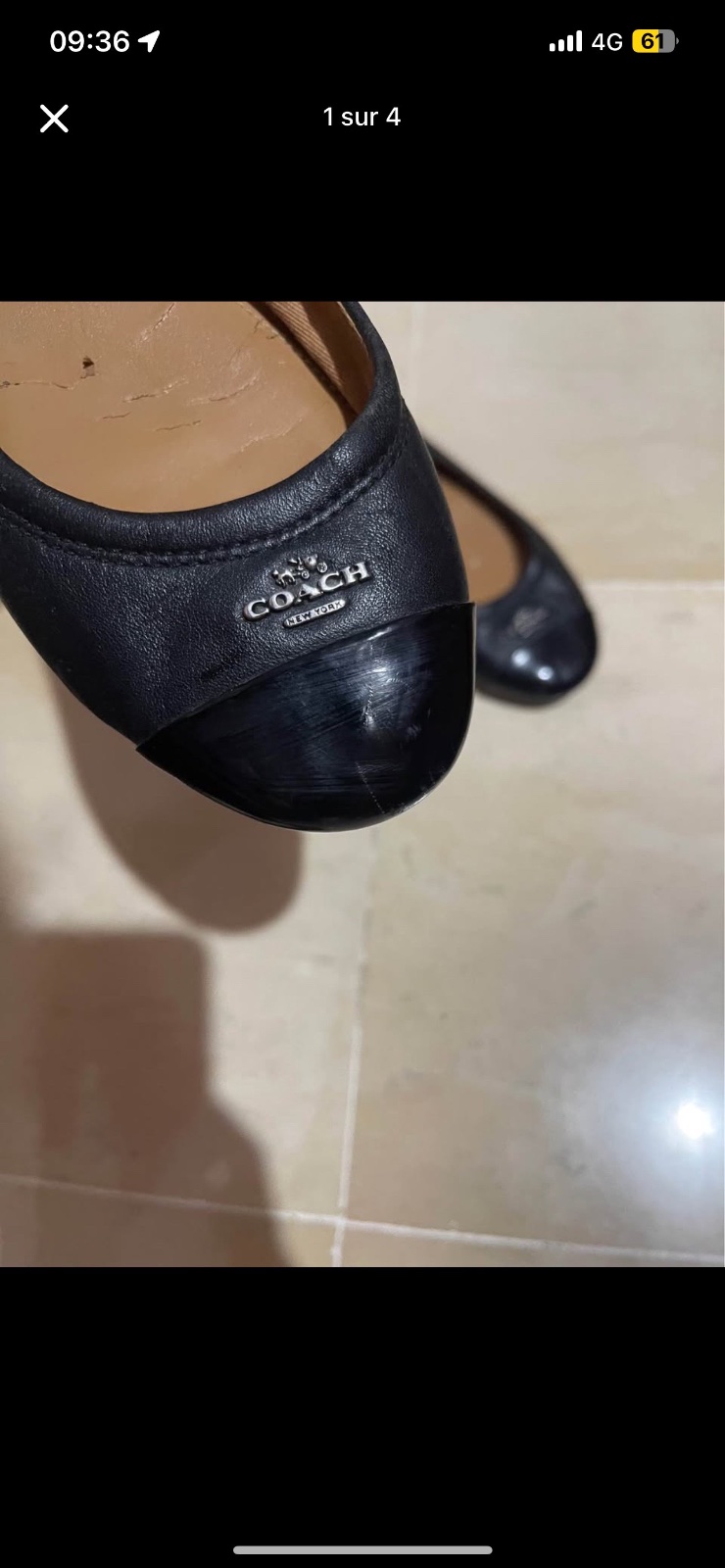 Ballerine Coach pointure 37