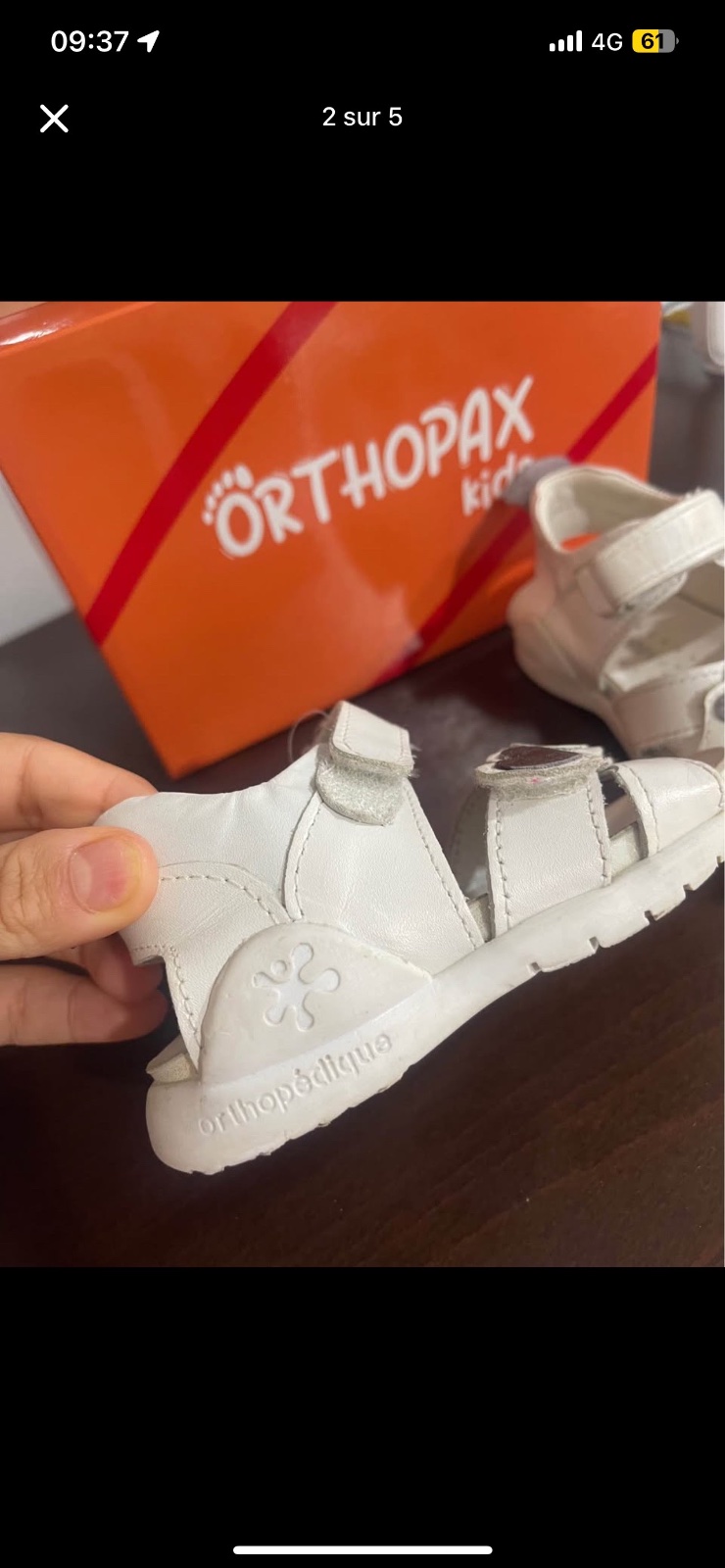 Chaussure orthopedique pointure 21 