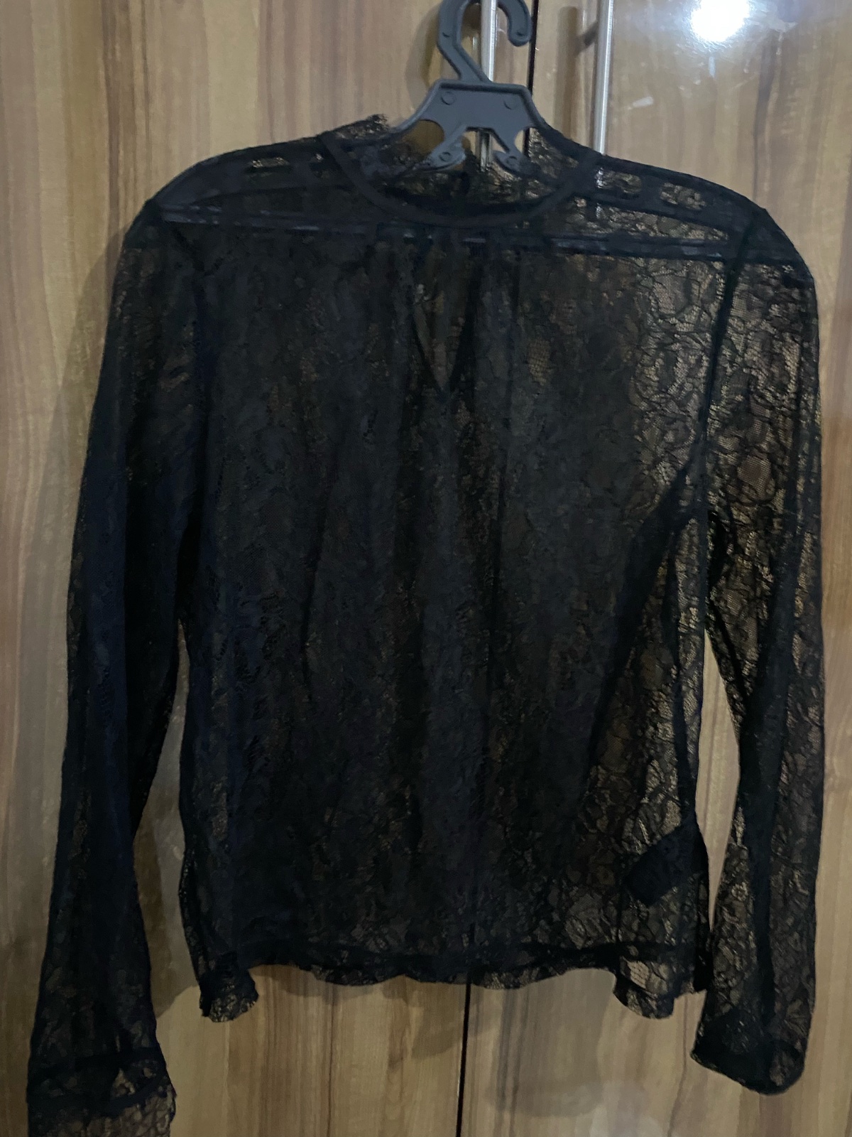 T-shirt à dentelle