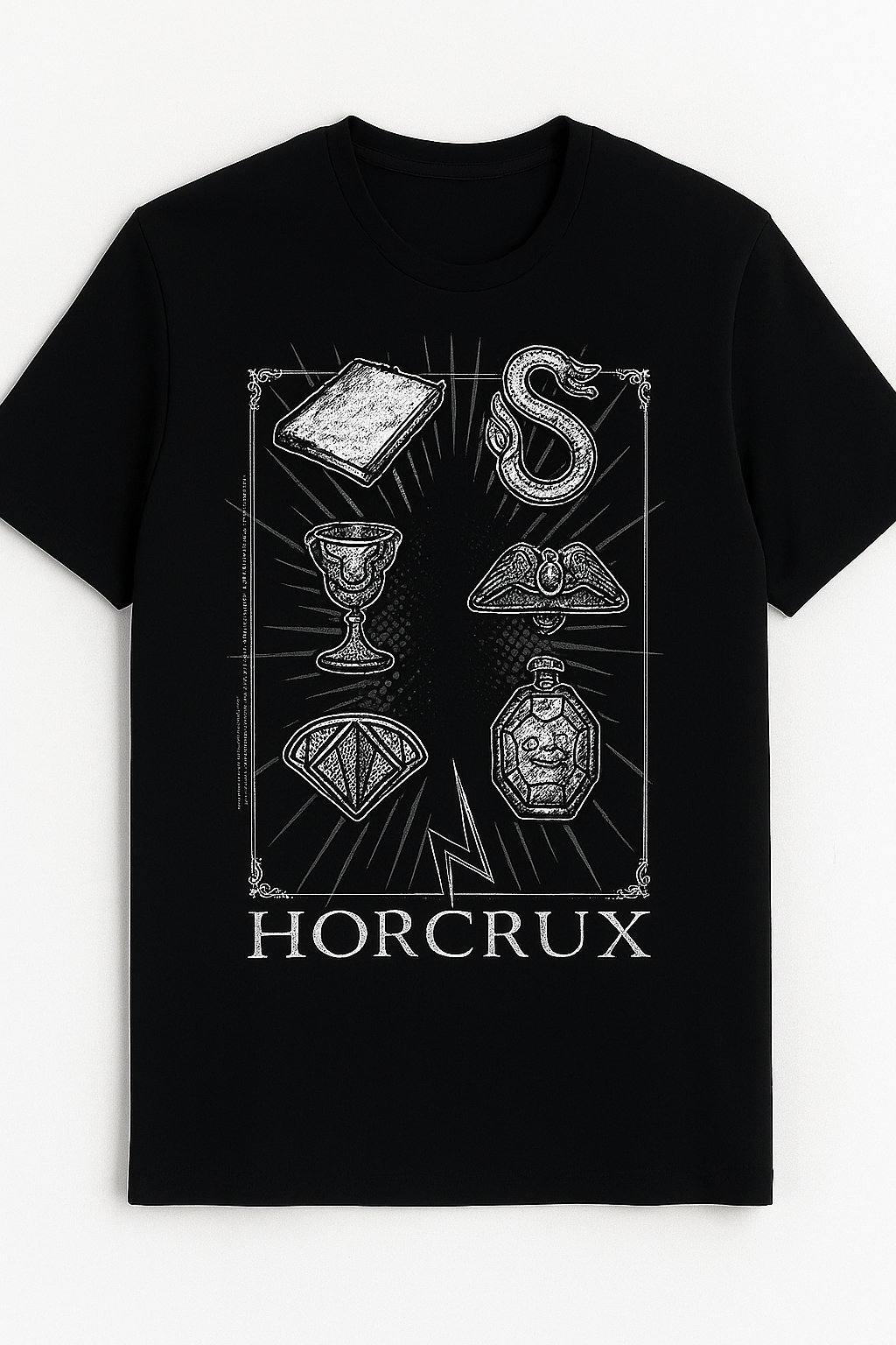 T-shirt harry potter horcrux noir disponible taille de s à xxl