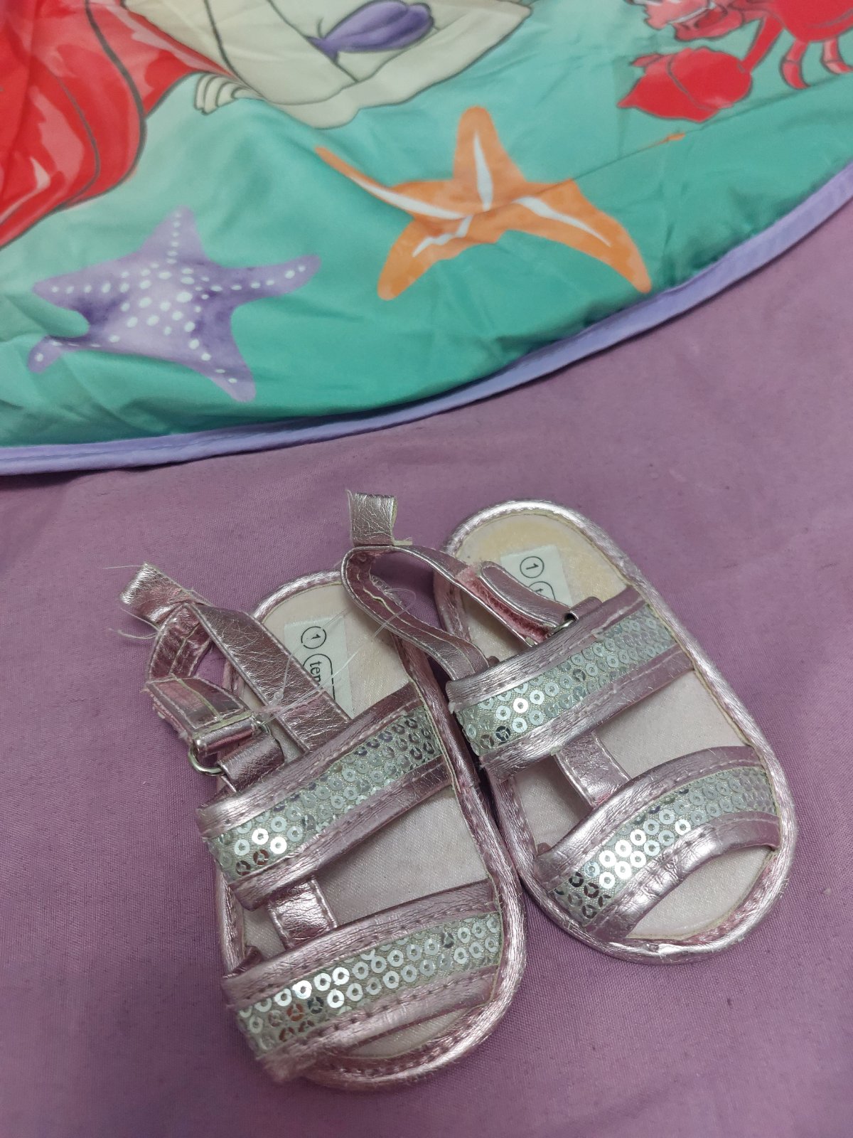 Sandales rose gold