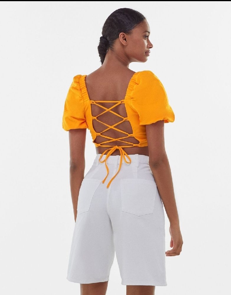 Crop top orange