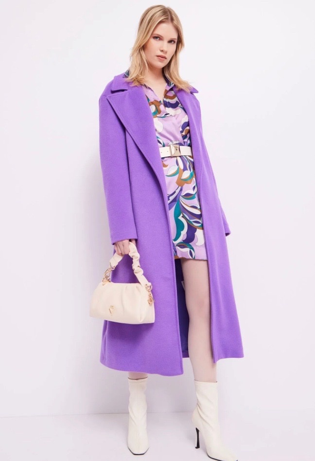 Manteau violet 