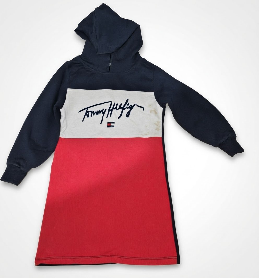 Robe cappuche enfant Tommy 12–24 mois 100% cotton