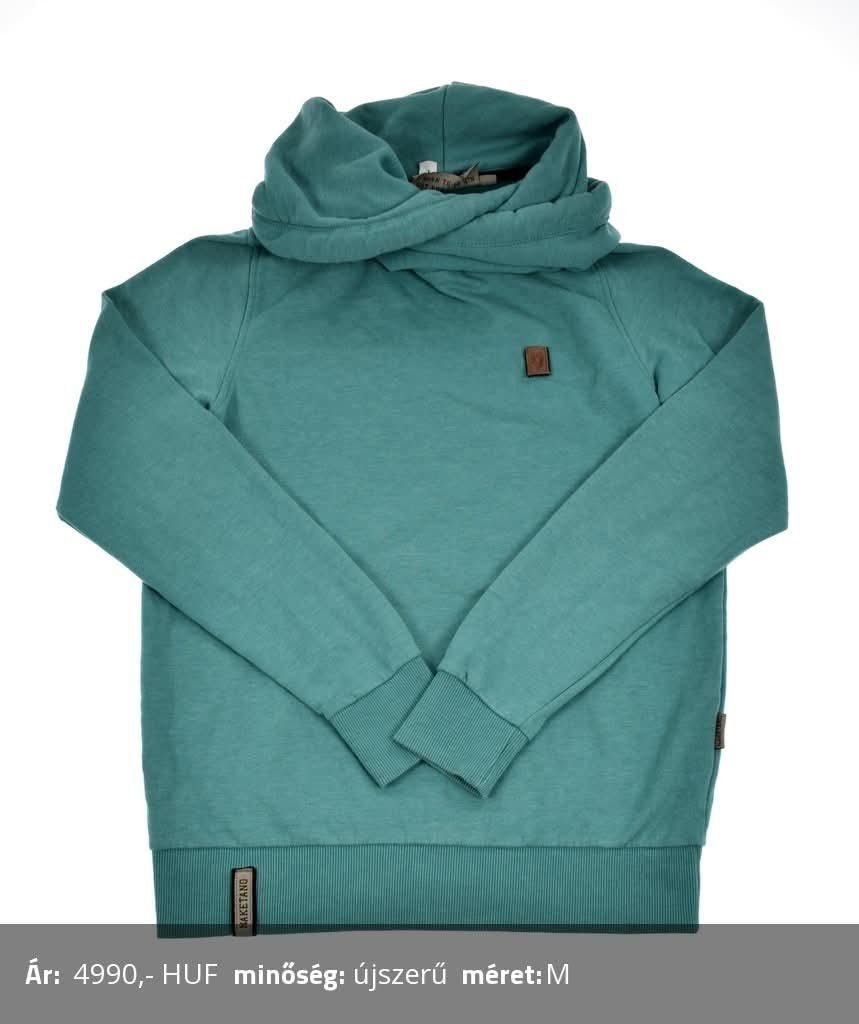 Sweatshirt hooded Nakeland taille M tres bon etat vert militaire unisex