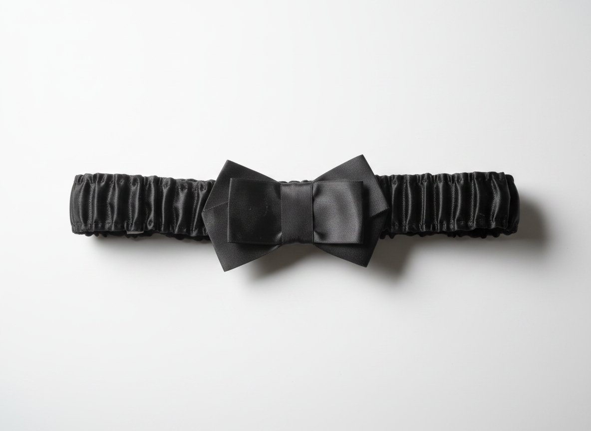 Ceinture noir de robe et jupe