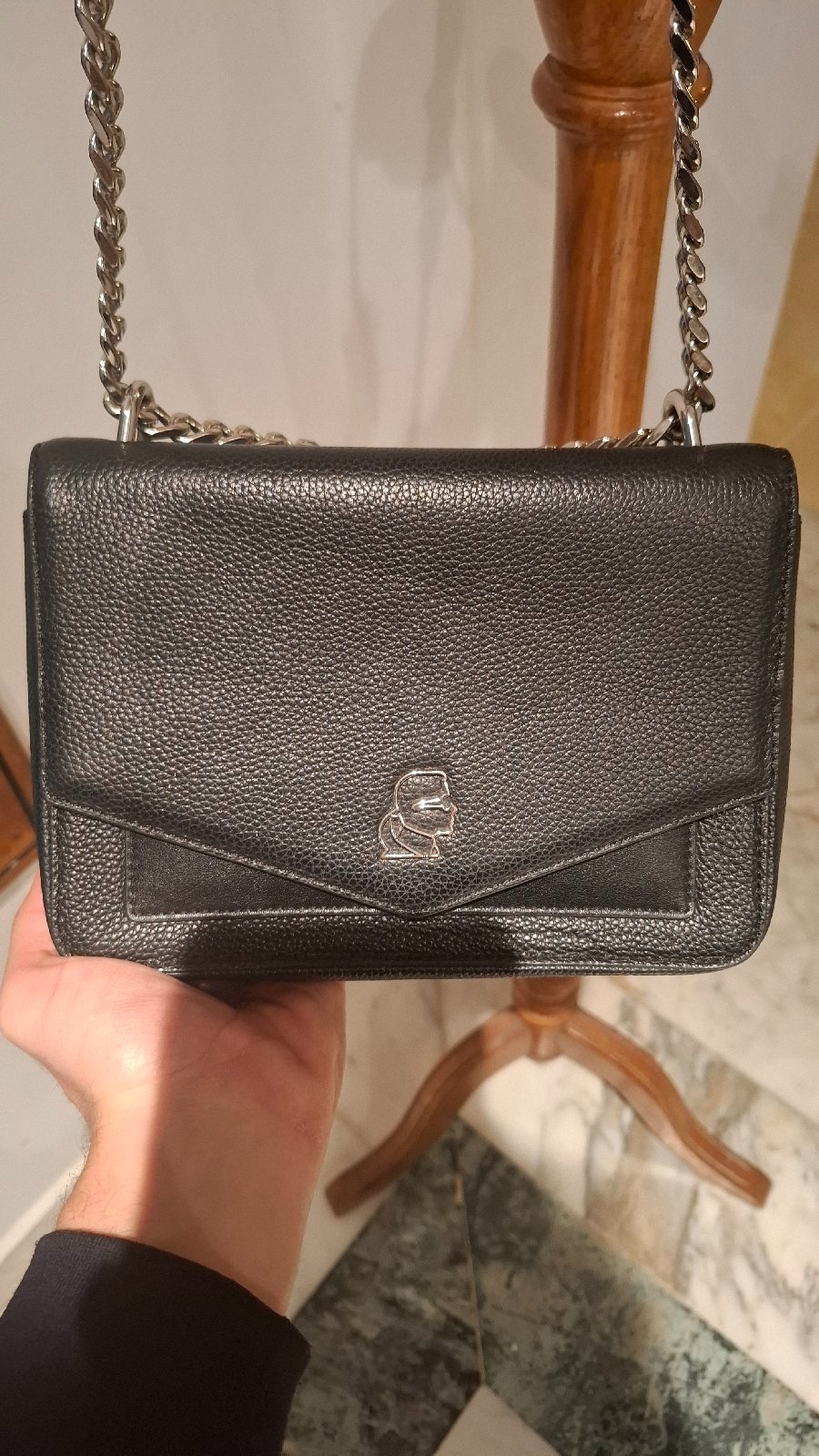 Sac à bandoulière Karl Lagerfeld en cuir