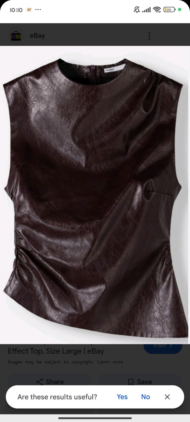 Top en cuir 