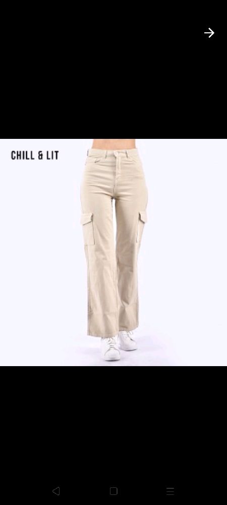 Pontalon beige jeans