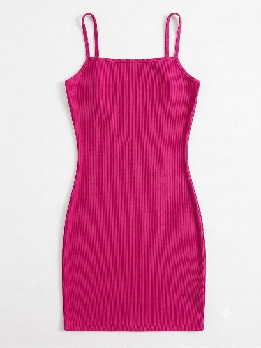 Robe Mini Moulante Fuchsia – AMISU
