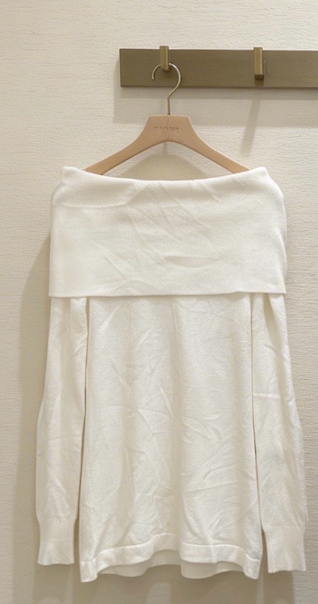 Pull blanc cassé 