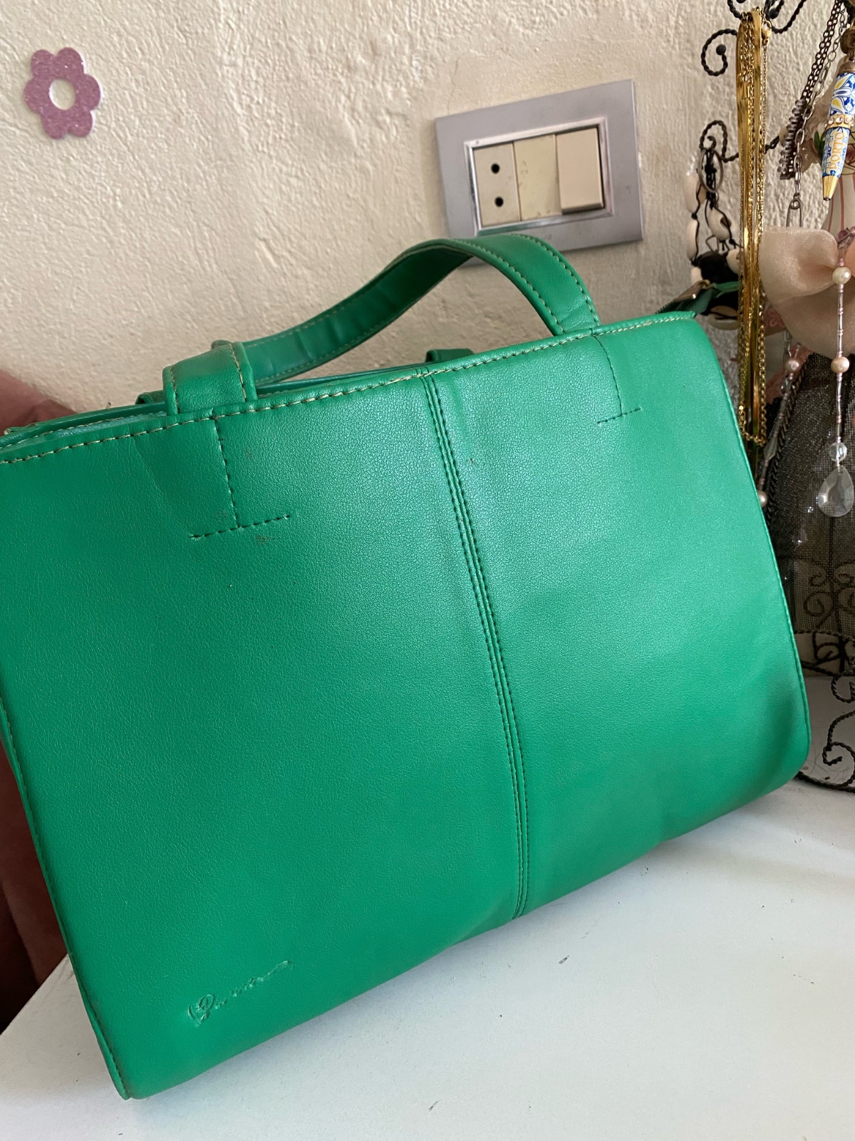 Sac à main verte