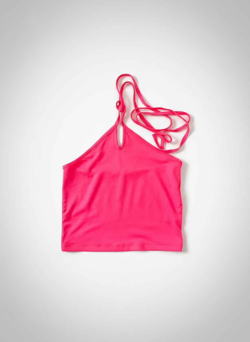 Crop top rose fouchia 