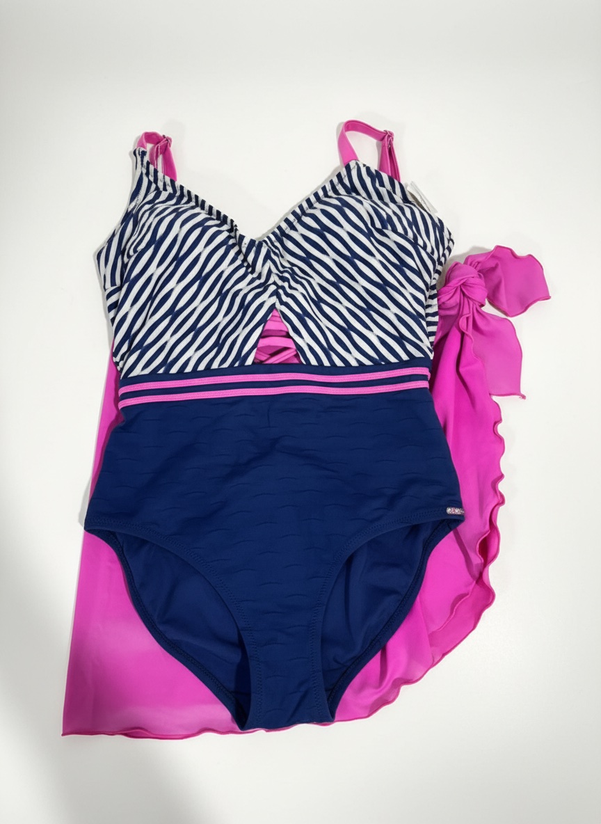 Maillot de plage avec cache maillot