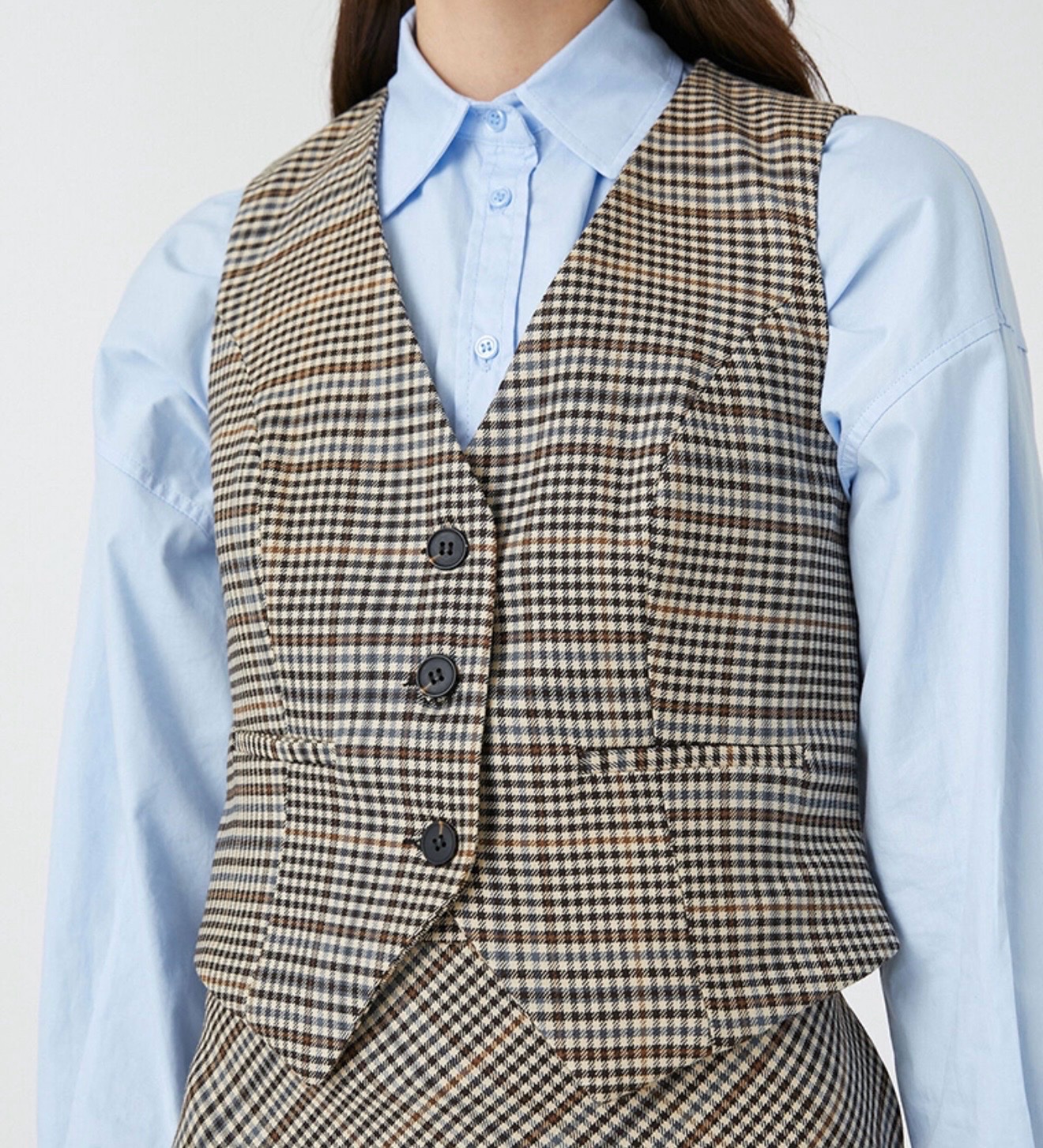 Gilet tailleur sans manches h&m