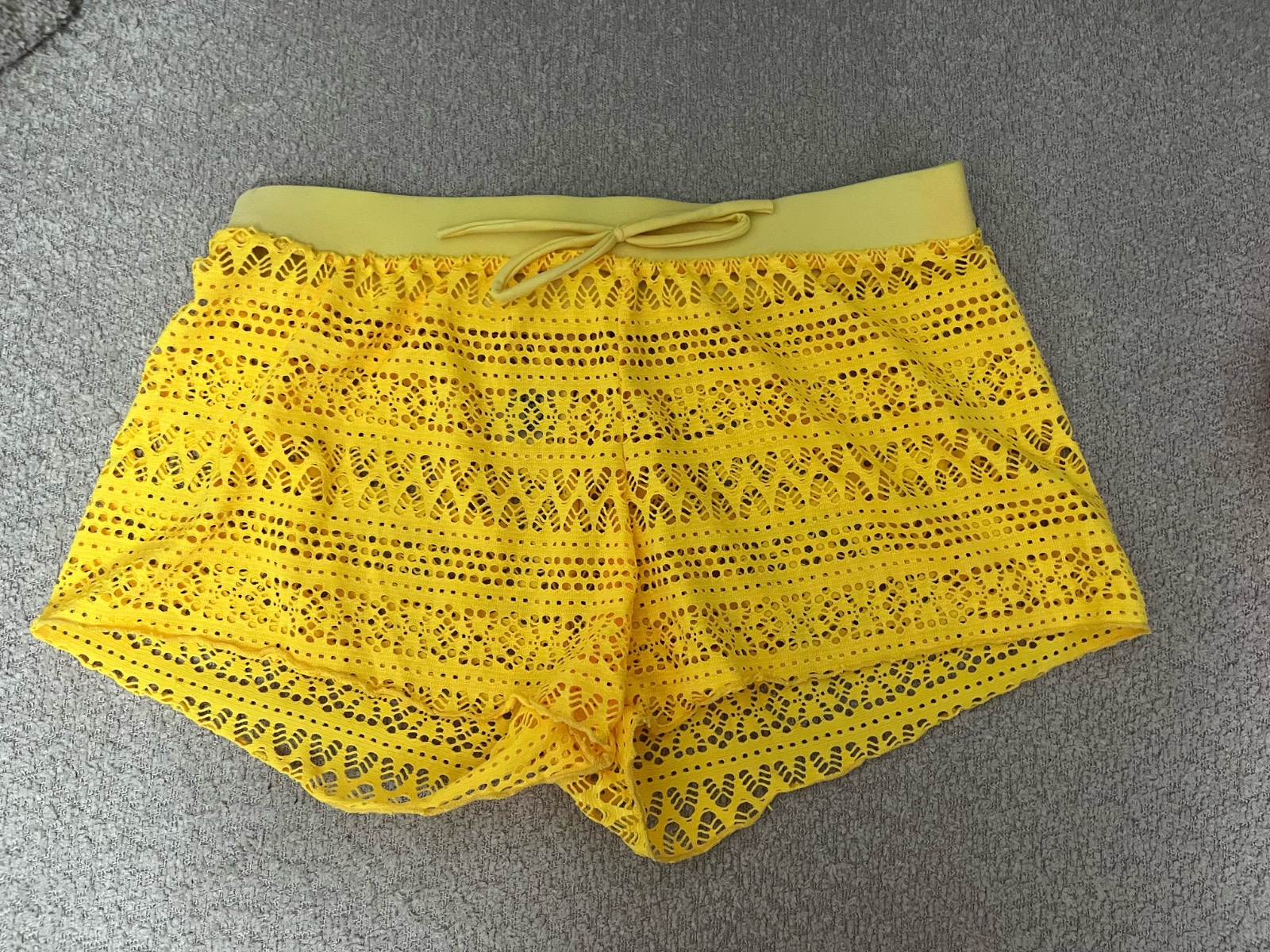 🌼 Short de plage jaune soleil ✨