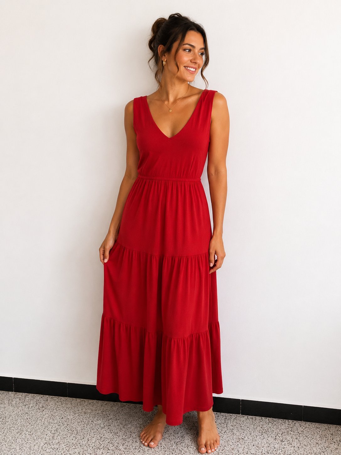 Robe rouge neuve