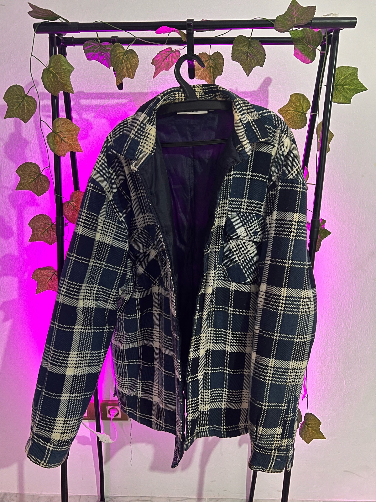 Plaid overshirt jacket identic 🤍💙🔥