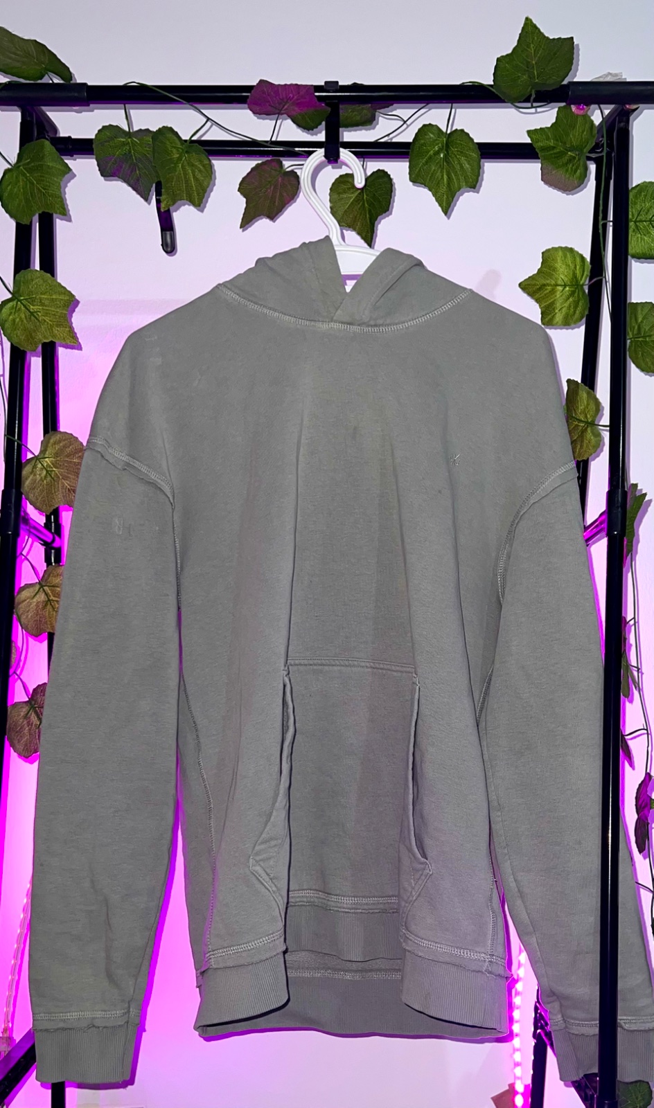 ❤️‍🔥🩶 Hoodie Gris Oversize🩶❤️‍🔥