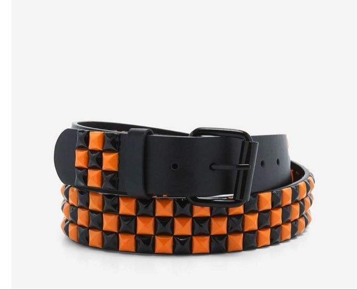 TWO STUDDED BELTS! 