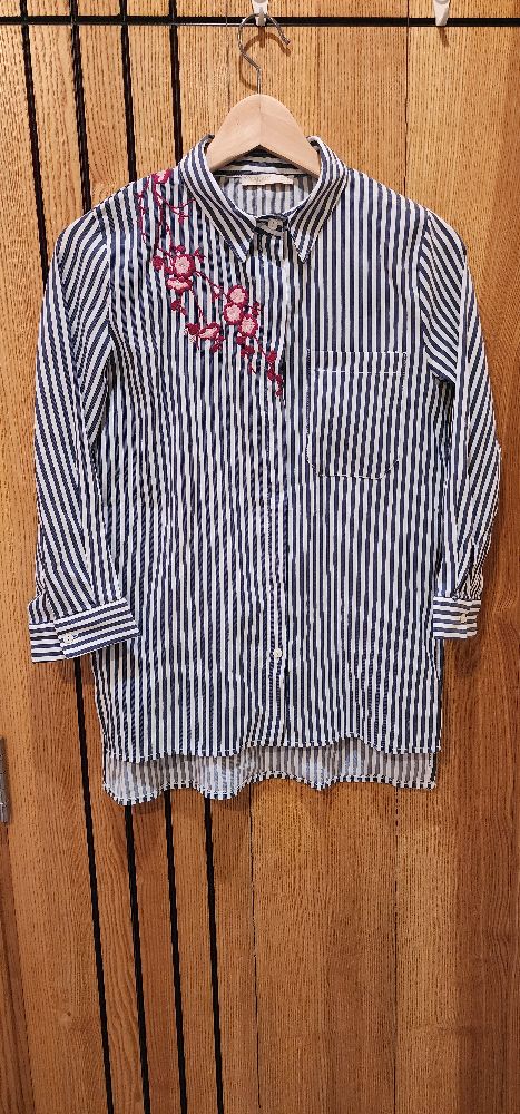 Chemise long brodée kakao