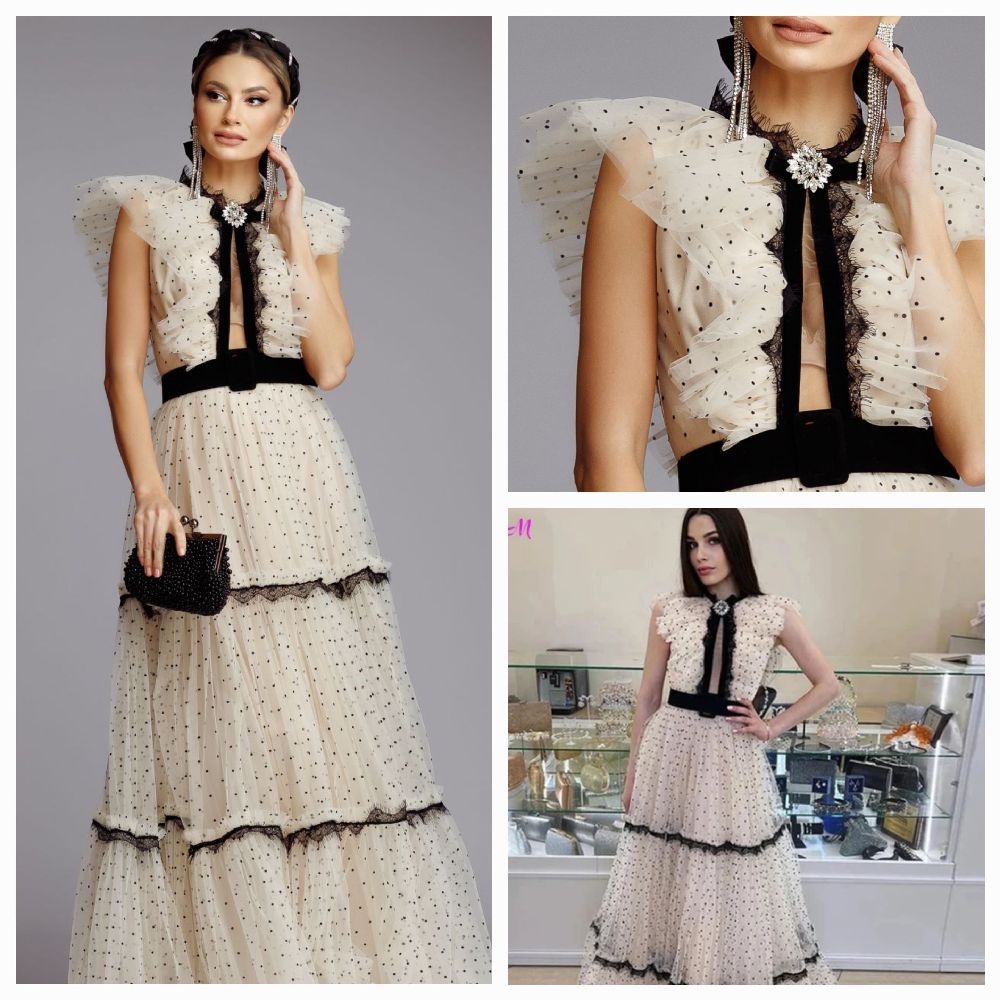 Robe volants marque ODRELLA  🖤✨️