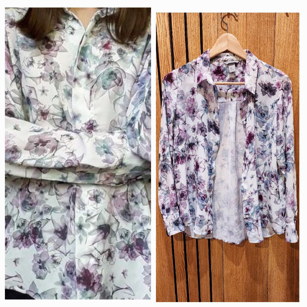 Chemise imprimé florale H&M