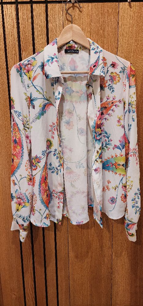 Chemise imprimé coloré Maximo Donati 🧡💛💚💙🩵