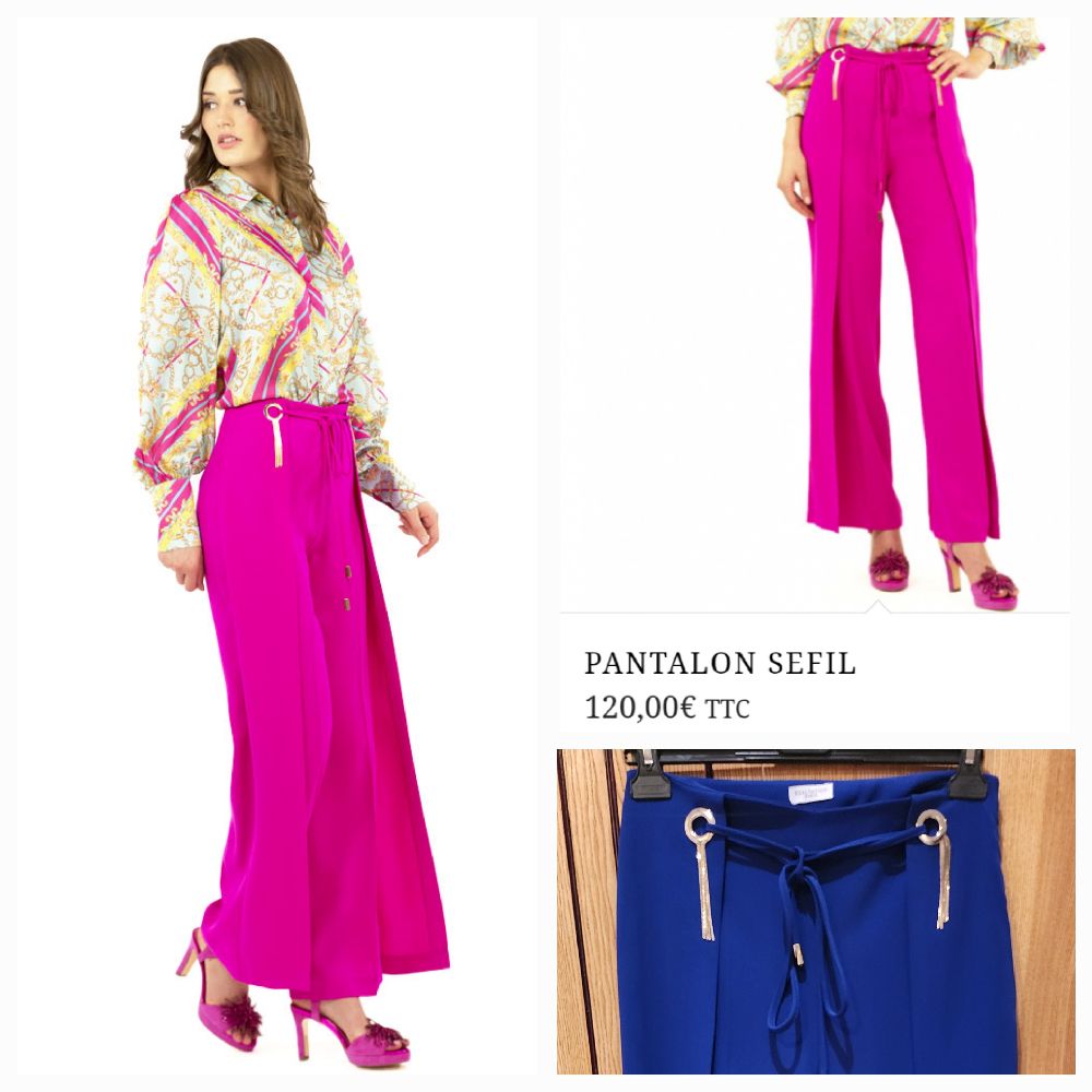 Pantalon luxieuse marque Exaltation