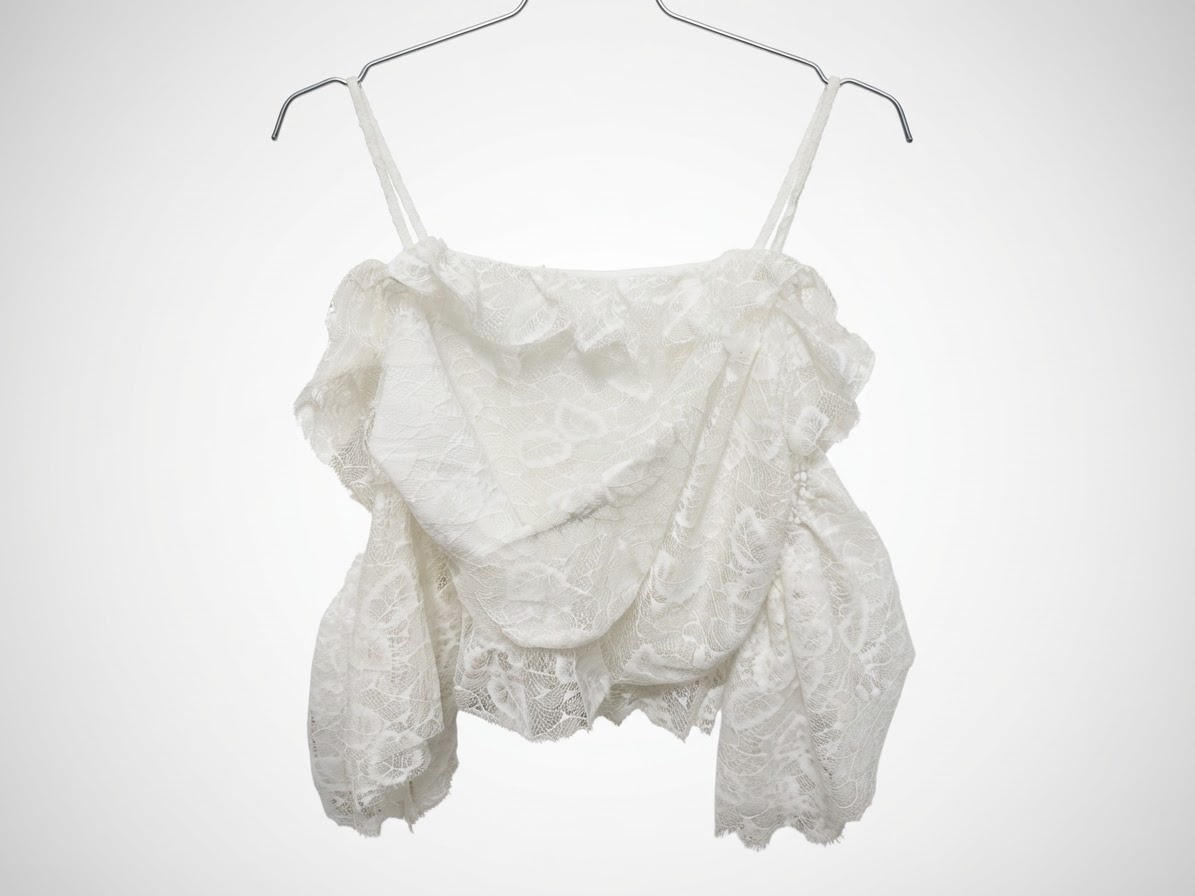 Dentelle white top 🤍