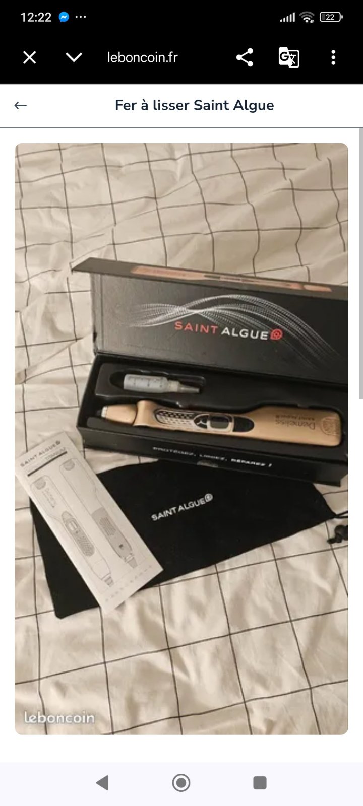 Lisseur demeliss a vapeur neuf
