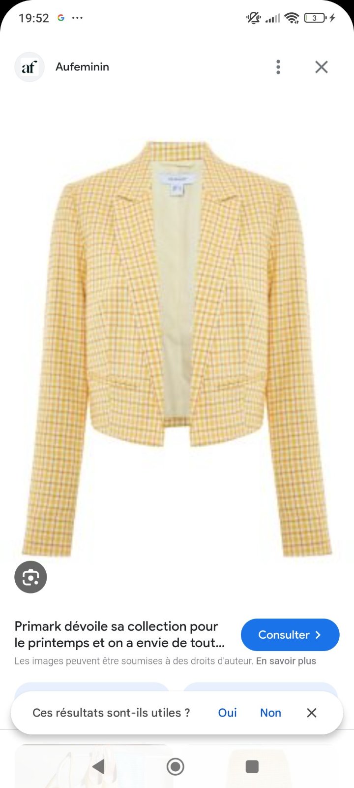 Blazer courte Primark taille l