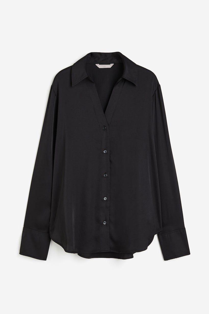 Chemise noire simple 