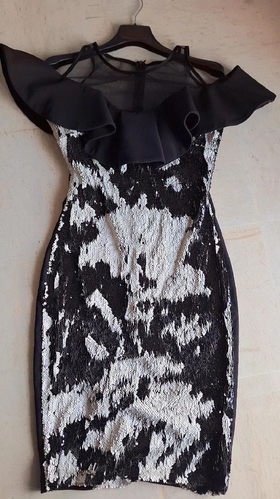 Robe soirée à sequins 🩶🖤
