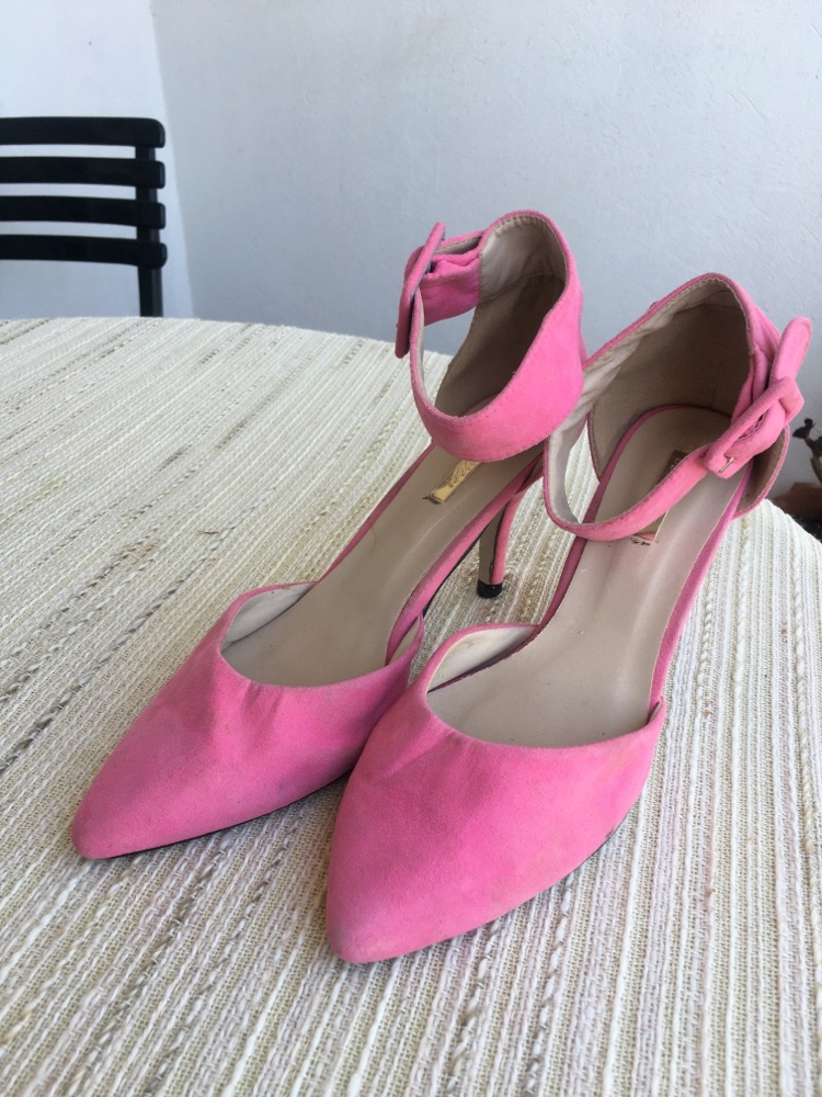 Escarpins Comfortview Rose - Taille 9 WW (Large) - Slingbacks - Presque Neufs Avec Petits Défauts De Stockage