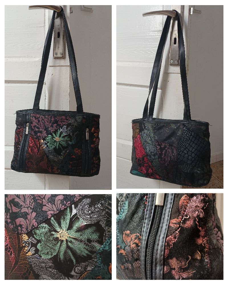  Vintage sac à main en cuir 
