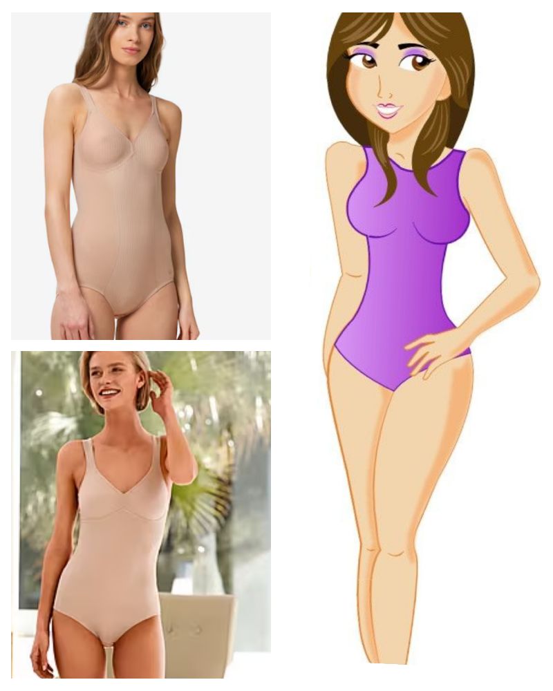 Magic Body gainant pour femme contrôle du ventre col en V