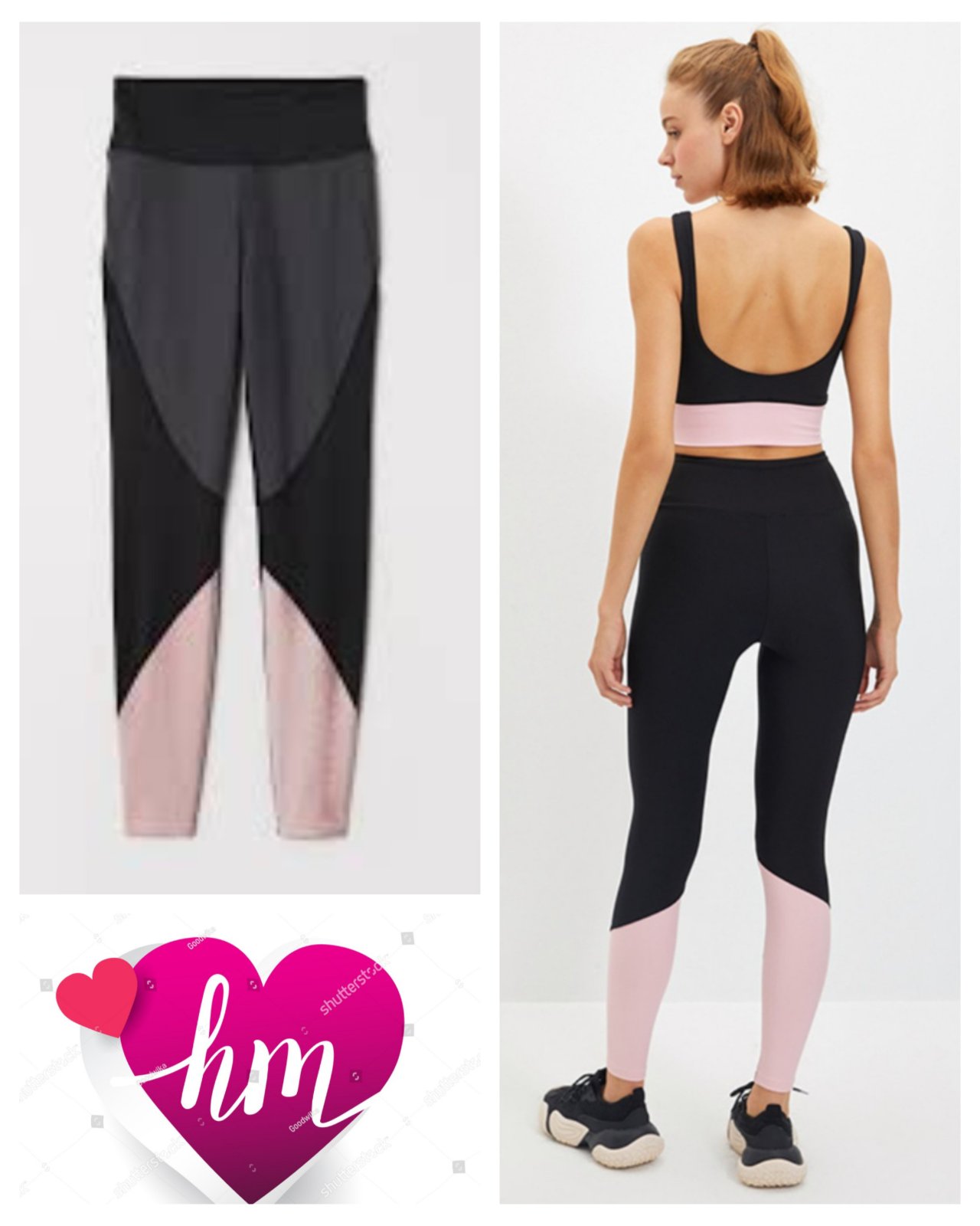Profitez Legging H&M taille M / 38 🩷💛🤍