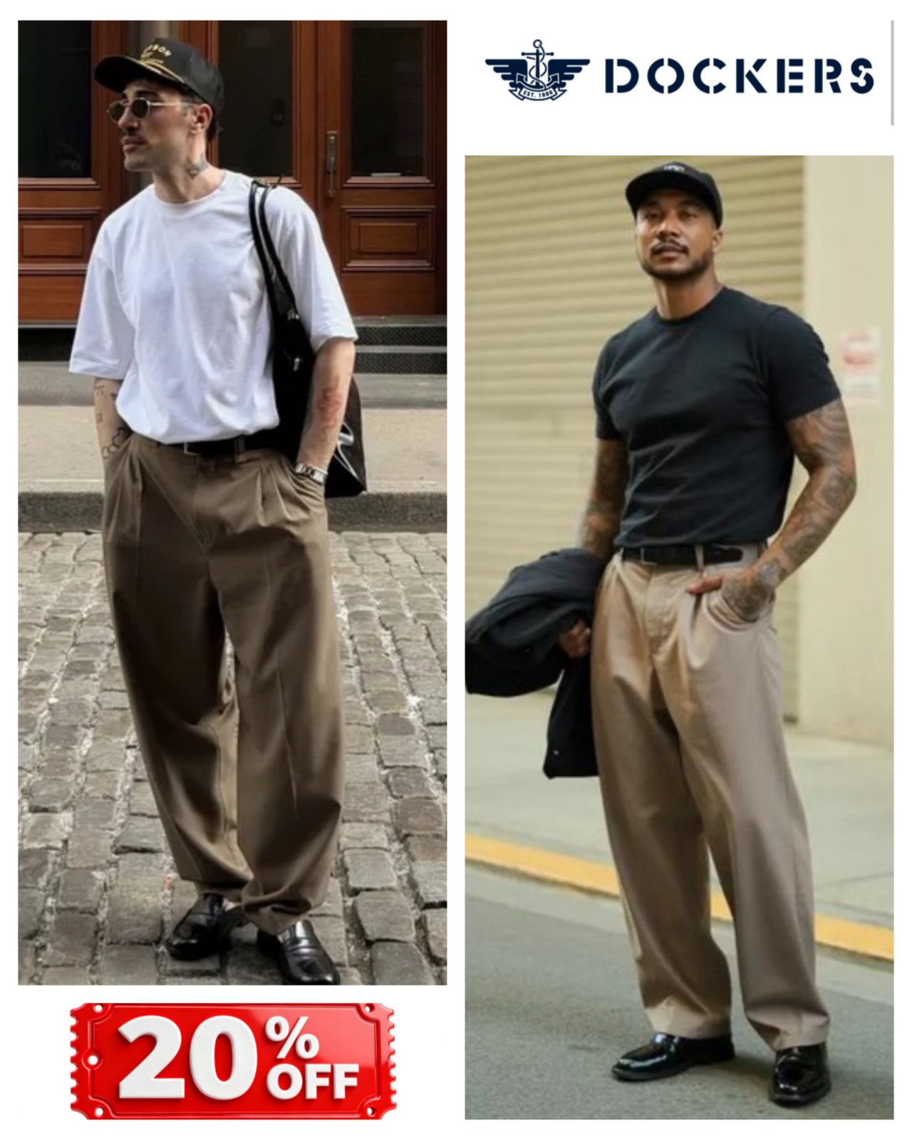 💙🩶🤎Pantalon homme Dockers original 🟢 Coupe Relaxed Fit avec plis, élégante et confortable / belli bech nahki 3al qualité w l couleur moch bch nwaffeha ha99ha berrasmi haja midhkhm b chakl moch 3adi . couleur vert grisé (jdid bakou midhkheeem ).