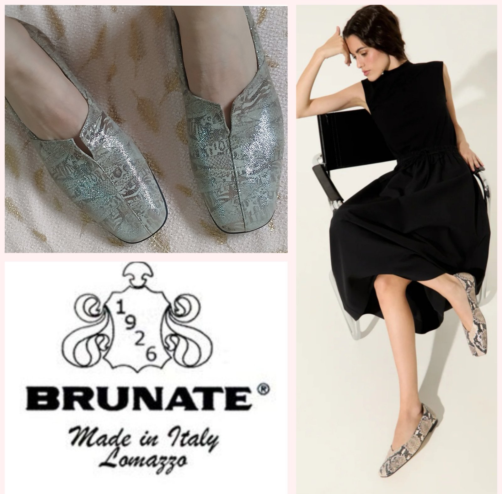 - Brunate authentiques , réalisés en cuir naturel et daim, avec intérieur entièrement en cuir et daim pour un confort optimal. Le modèle se distingue par sa légèreté, sa souplesse et sa finition subtilement brillante...haute de gamme 🩷