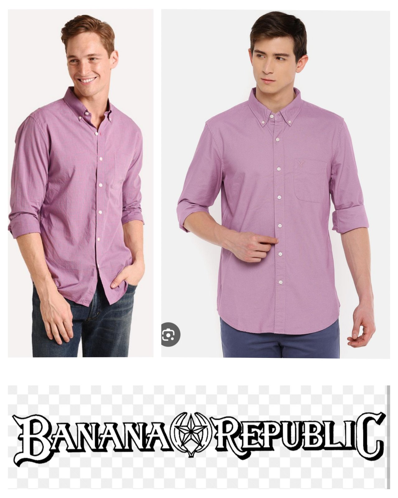  Authentique Chemise Banana Republic originale modèle Grant Fit en taille XL / TG. Coupe ajustée élégante (slim confortable), confection en 100% coton avec tissu  respirant. 