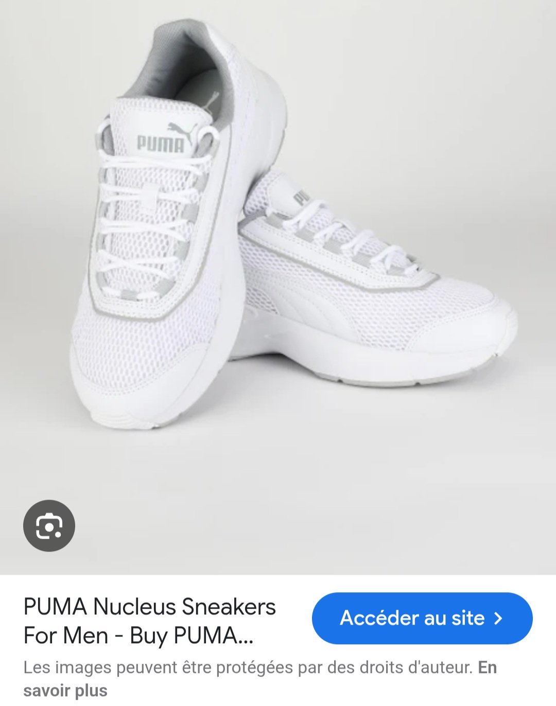 A très bas prix 💙🤎 Puma blanche ultra confortable en mesh respirant, semelle légère et design moderne sporty-chic 🤍( unisex)