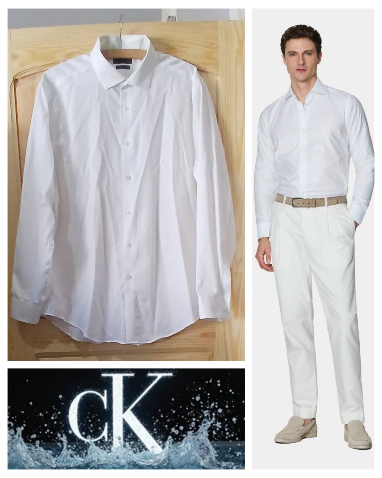 3 codes promo pendant un mois Authentique 🤍 Chemise blanche homme. Une pièce d'une élégance naturelle, sublimée par un tissu aérien à la transparence délicatement maîtrisée. Chic, épurée et résolument sophistiquée.