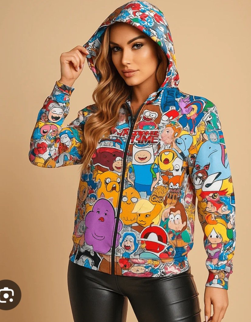 💝Neuf Hoodie dessins animés taille S - 36 💕 