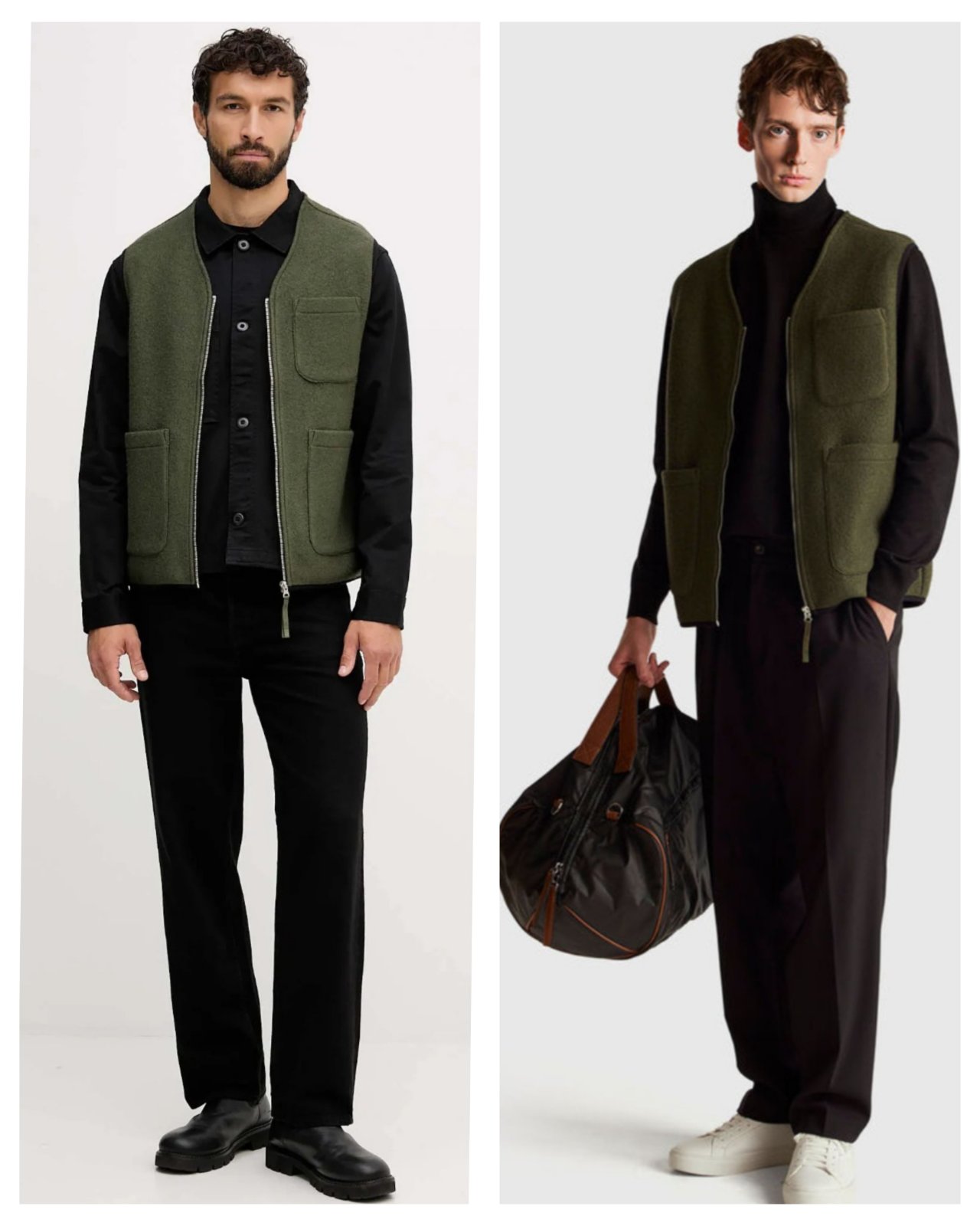  Gilet  manteau homme – NEUF avec étiquette Marque Codet (Canada) 🇨🇦 – Taille 3XL-REG (coupe classique) Couleur vert foncé Tissu épais et très résistant, qualité manteau en laine, pas un gilet fin. Offre une excellente tenue, chaleur et durabilité 